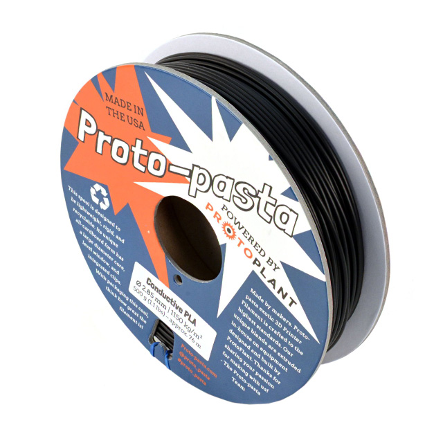 FILAMENT BLACK PLA 0.112" 500G