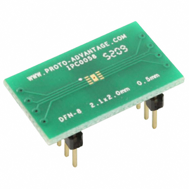 DFN-8 TO DIP-12 SMT ADAPTER