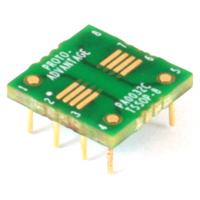 TSSOP-8 TO DIP-8 SMT ADAPTER (0.