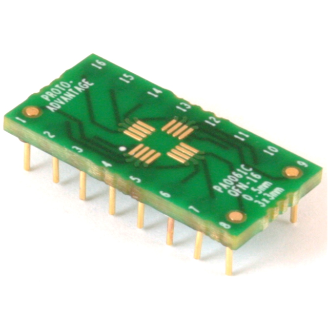 QFN-16 TO DIP-16 SMT ADAPTER (0.
