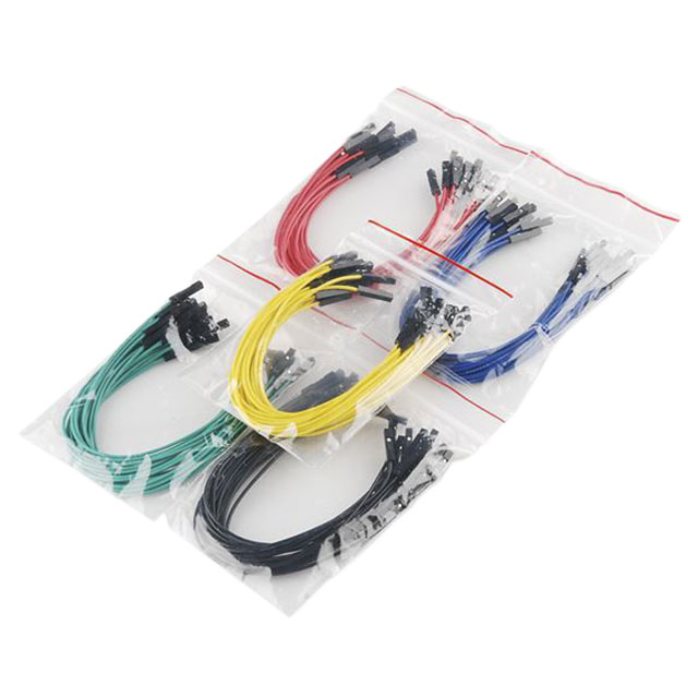 JUMPER WIRE F/F 6" 100PCS
