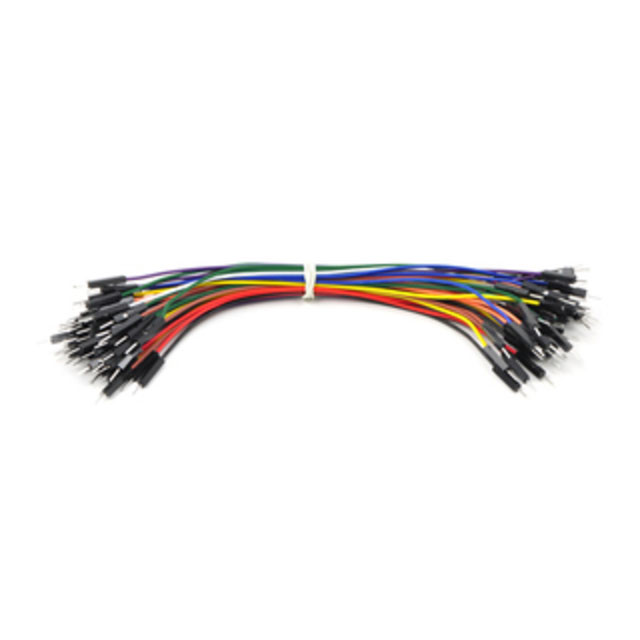 JMPR WIRE 50PC 10CLR ASSTD MM 6"