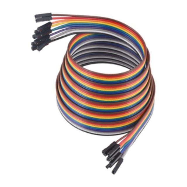 JUMPER 10-WIRE RIBBON F-F 60"