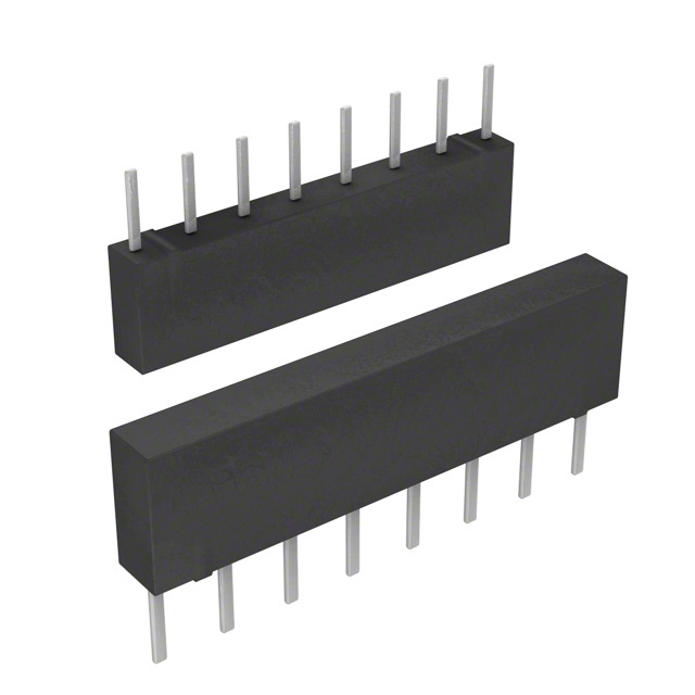 RES ARRAY 4 RES 2.7K OHM 8SIP