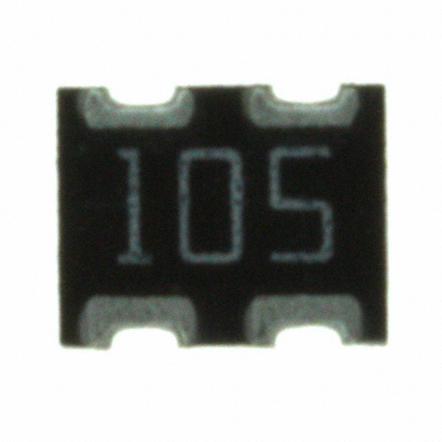 RES ARRAY 2 RES 1M OHM 1008