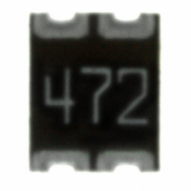 RES ARRAY 2 RES 4.7K OHM 1210
