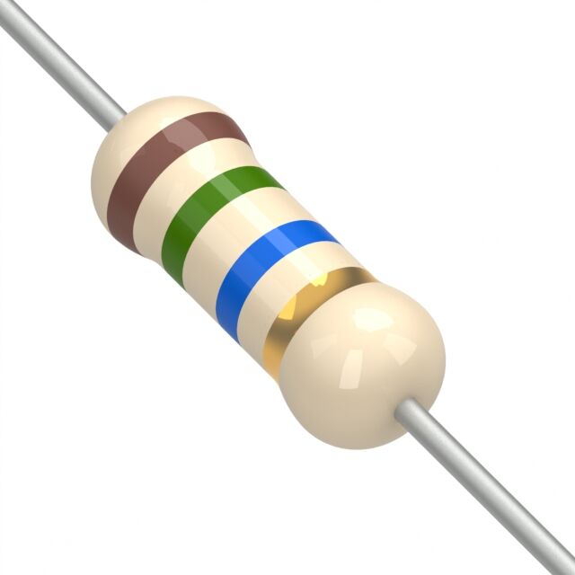 RES 15M OHM 5% 1/4W AXIAL