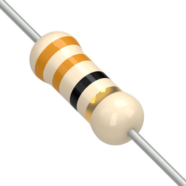 RES 33 OHM 5% 1/4W AXIAL