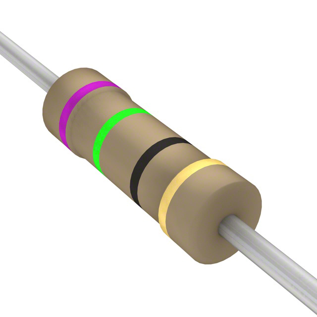 RES 75 OHM 5% 1/2W AXIAL