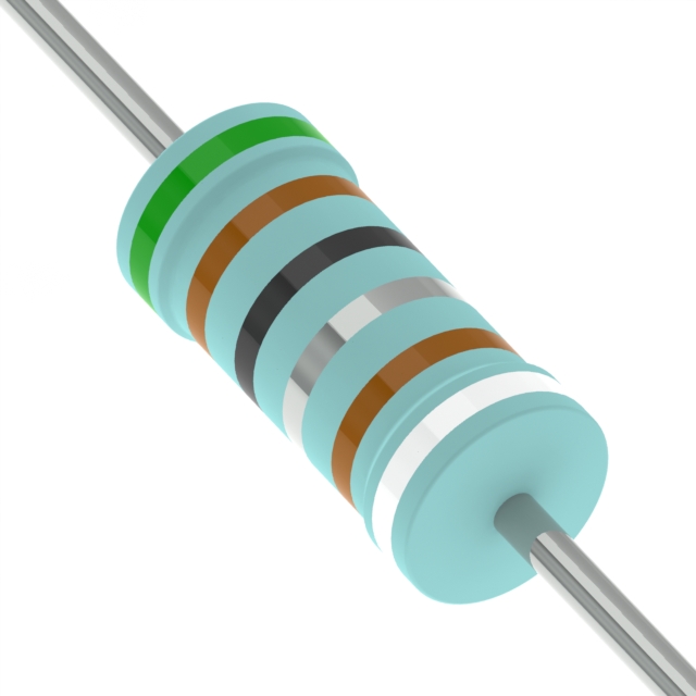 RES 5.1 OHM 1% 2W AXIAL
