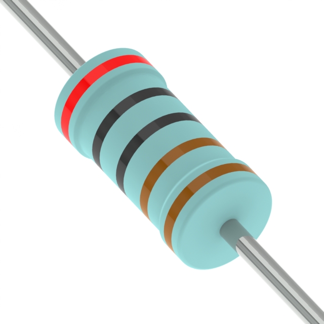 RES 2K OHM 1% 1/2W AXIAL