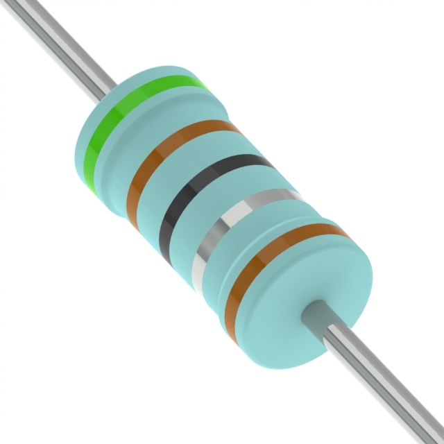RES 5.1 OHM 1% 2W AXIAL