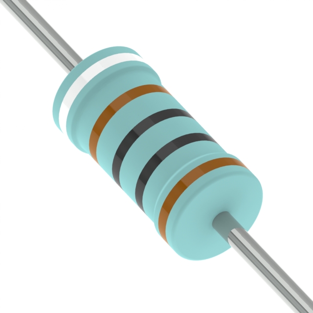 RES 910 OHM 1% 2W AXIAL
