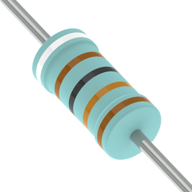 RES 910K OHM 1% 1W AXIAL
