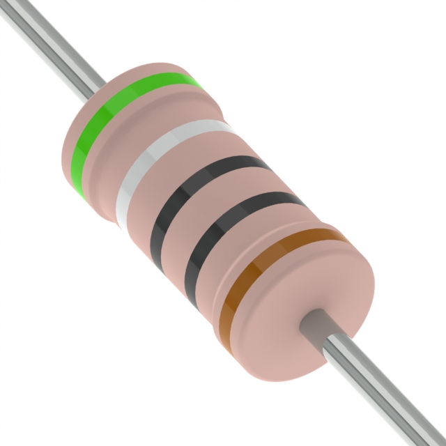RES 590 OHM 1% 1W AXIAL