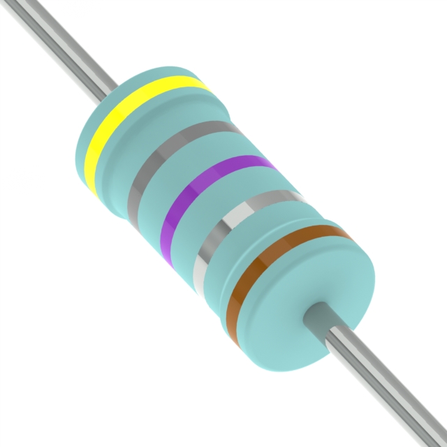 RES 4.87 OHM 1% 0.4W AXIAL