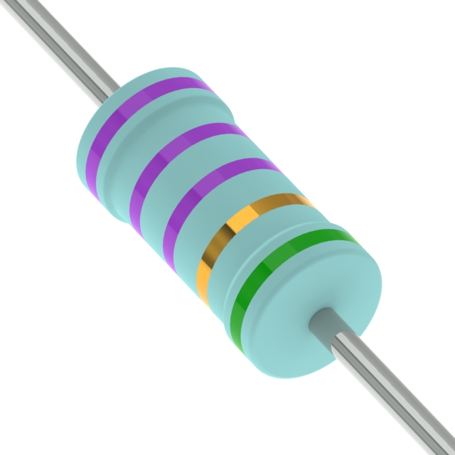 RES 77.7 OHM 0.5% 1/2W AXIAL