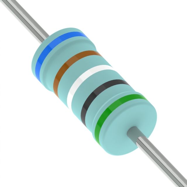 RES 619 OHM 0.5% 1/2W AXIAL