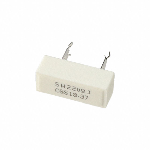 RES 220 OHM 5% 5W RADIAL