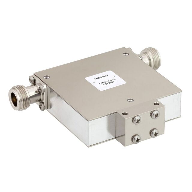 ISOLATOR TYPE N JACK 1GHZ-2GHZ 1