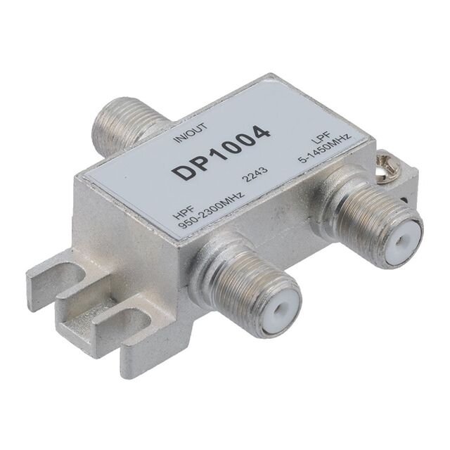 75 OHM DIPLEXER, 5 TO 1450 MHZ L