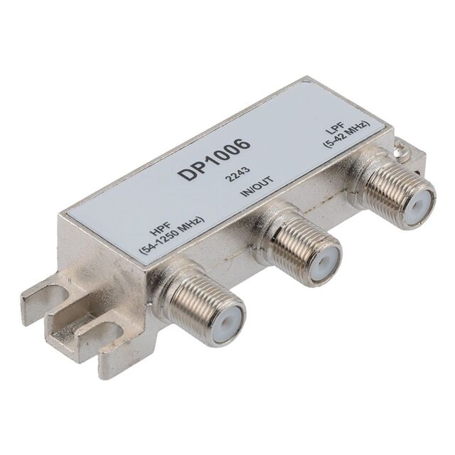 75 OHM DIPLEXER, 5 TO 42 MHZ LOW