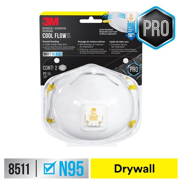 3M DRYWALL SANDING VALVED RESPIR