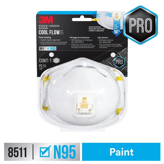 3M PAINT SANDING VALVED RESPIRAT