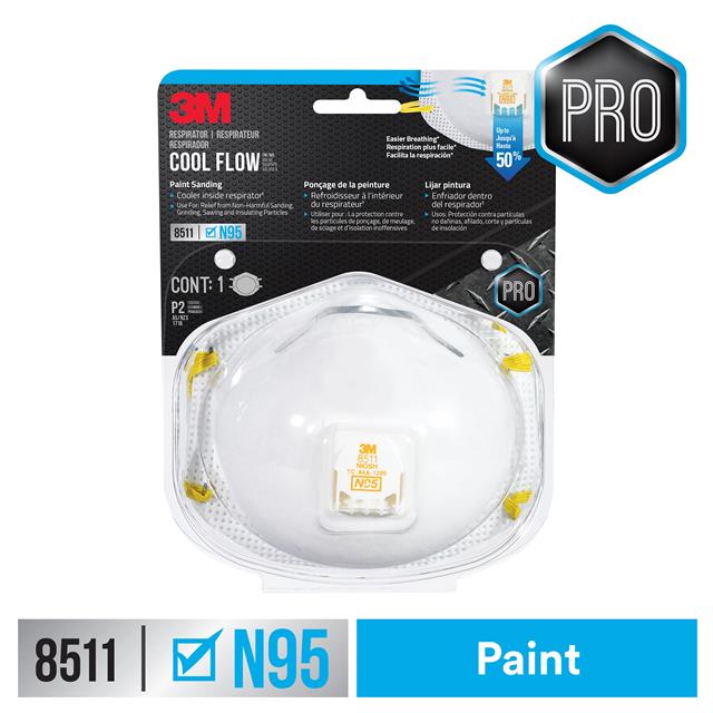 3M PAINT SANDING VALVED RESPIRAT