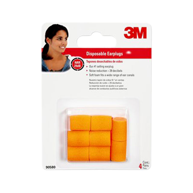 DISPOSABLE EARPLUGS 4PAIR/PACK