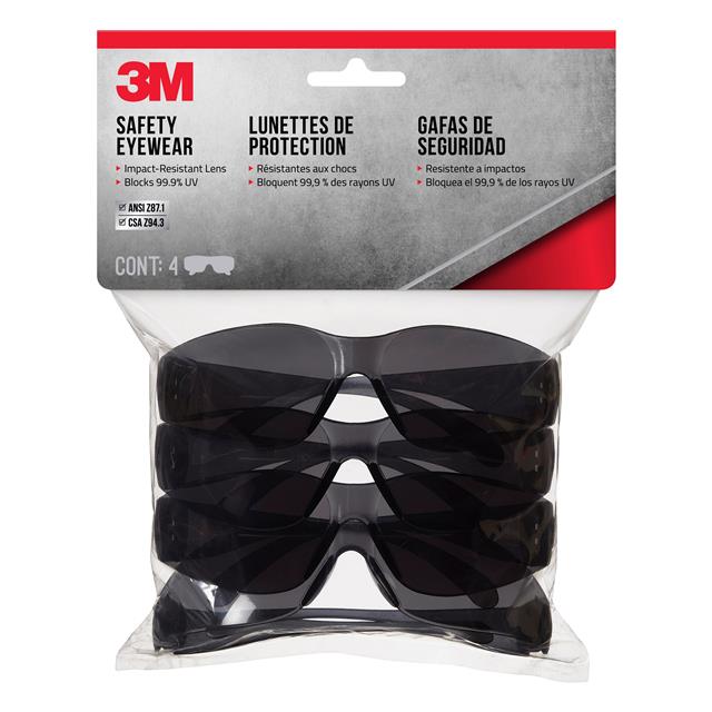3M SAFETY EYEWEAR 90954H4-DC, GR