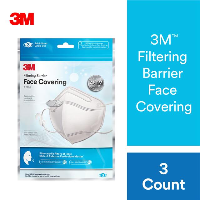 3M FILTERING BARRIER FACE COVER