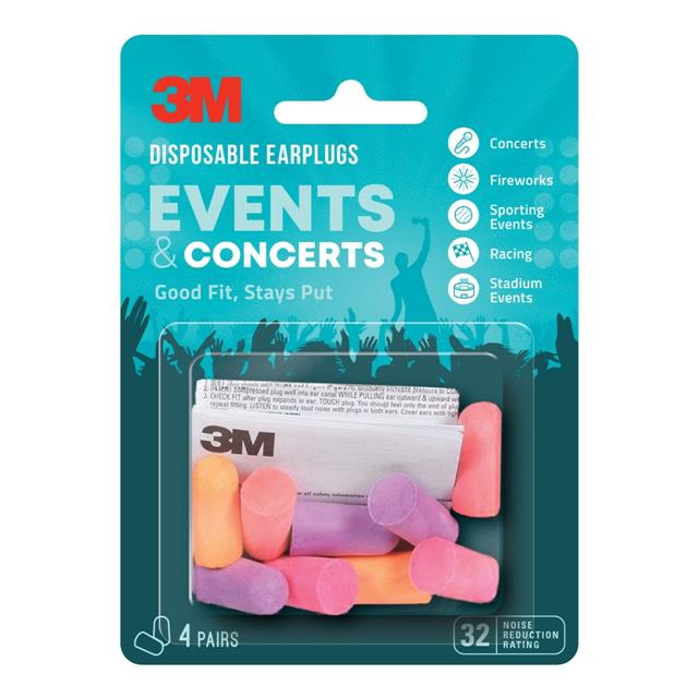 3M DISPOSABLE EARPLUGS EVENTS &