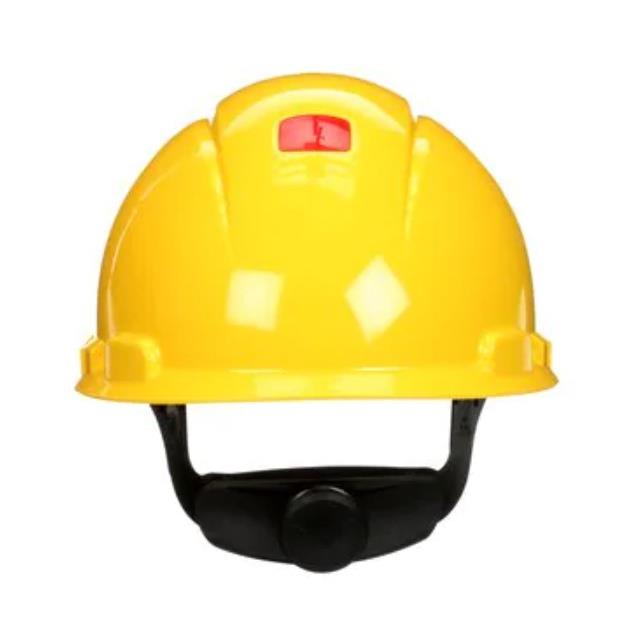 HARD HAT 4PT RACHET VENT UV YLW