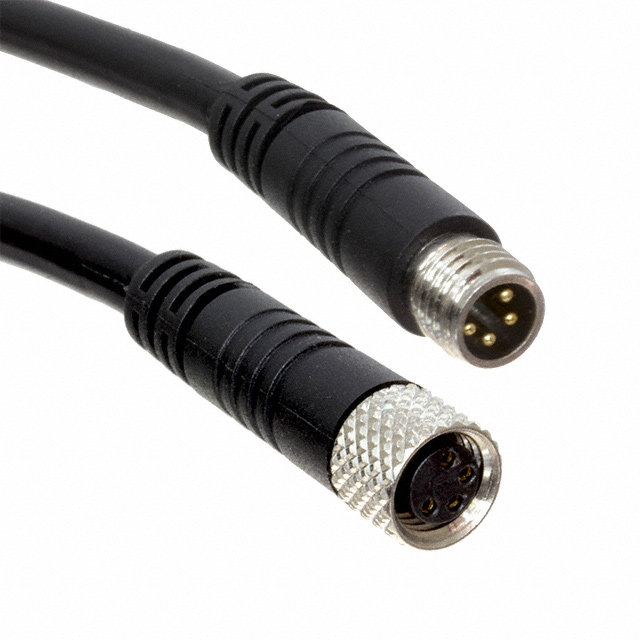 4-PIN M8 MALE TO FEM,10M
