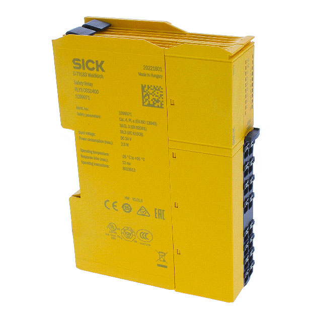 SAFETY RELAY 24VDC 12A 12MS