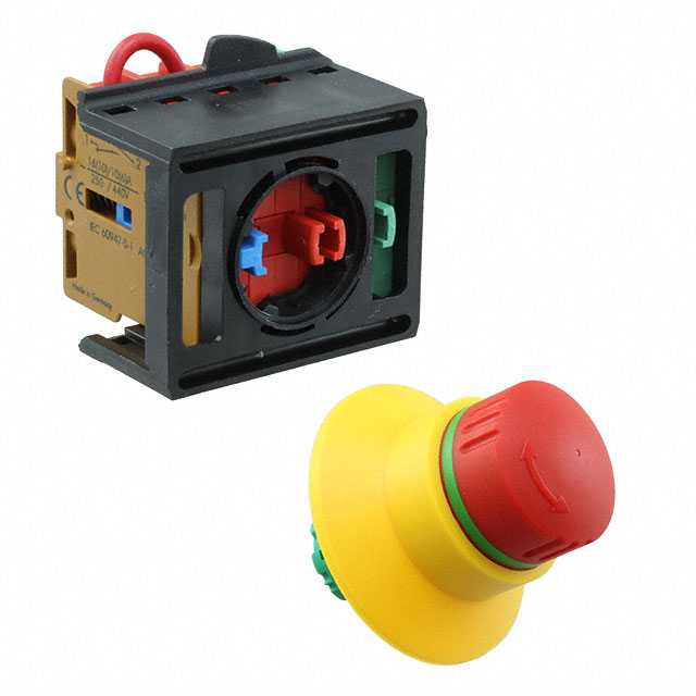 SWITCH ESTOP TWIST RESET 3A 250V