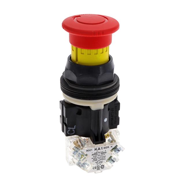 SWITCH ESTOP TWIST RESET 3A 240V