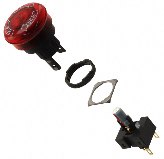 SWITCH ESTOP TWIST RESET 5A 125V