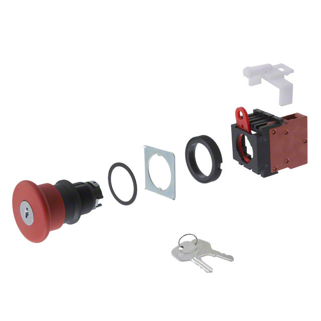 SW ESTOP KEY LOCK RESET 10A 110V