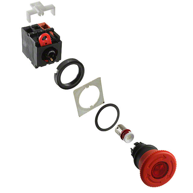 SW E-STOP TWIST RESET 10A 110V