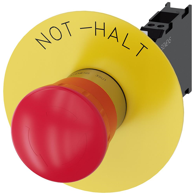SW E-STOP TWIST RESET 10A 500V