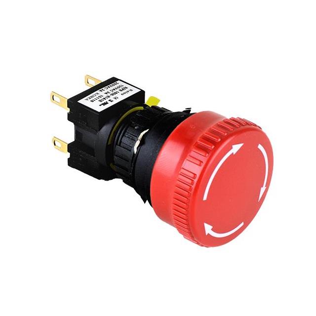 SWITCH ESTOP TWIST RESET 3A 250V