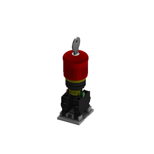 SW E-STOP KEY LOCK RESET 6A 230V