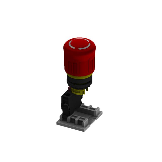 SWITCH ESTOP TWIST RESET 6A 230V