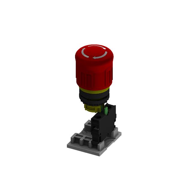 SWITCH ESTOP TWIST RESET 6A 230V