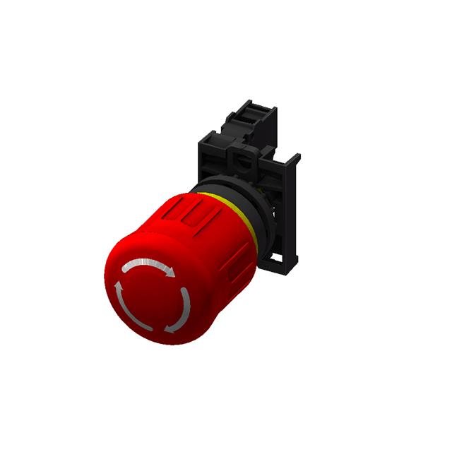 SWITCH ESTOP TWIST RESET 6A 230V