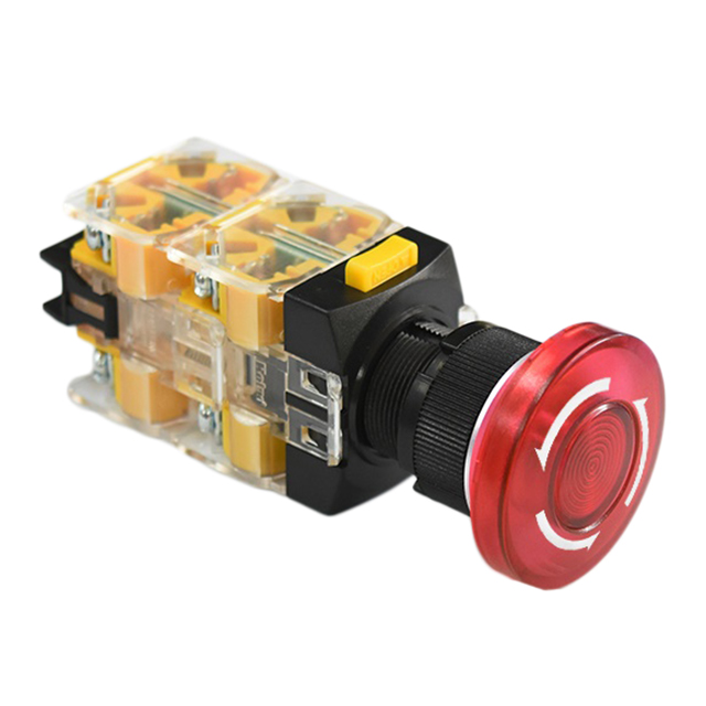 SWITCH ESTOP TWIST RESET 6A 250V