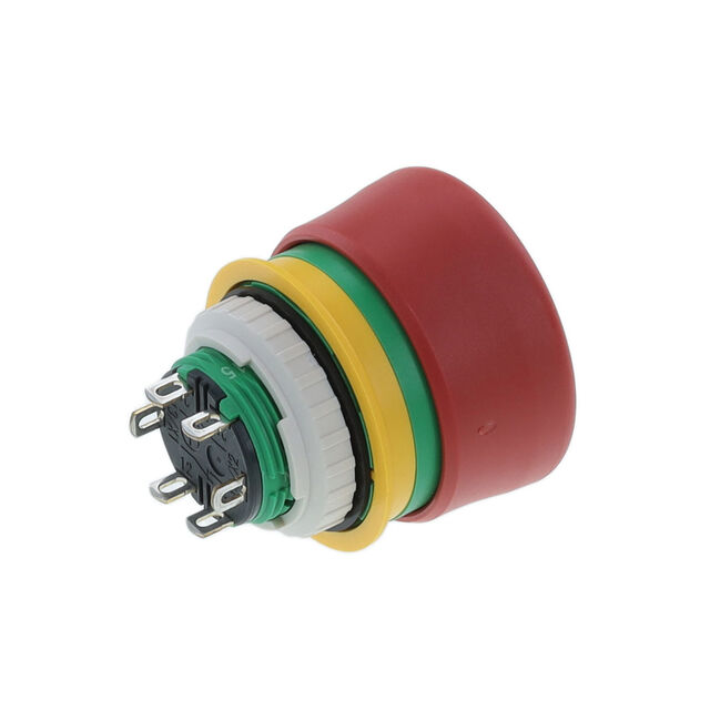 16MM SB  1NO/2NC SOLDER RED