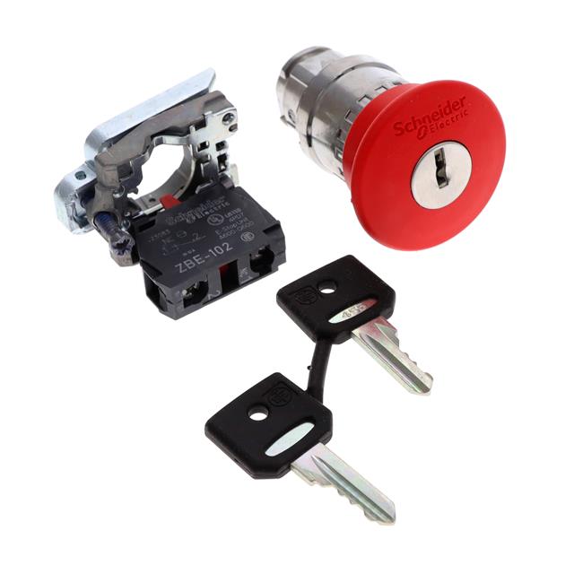 SW E-STOP KEY LOCK RESET 6A 120V